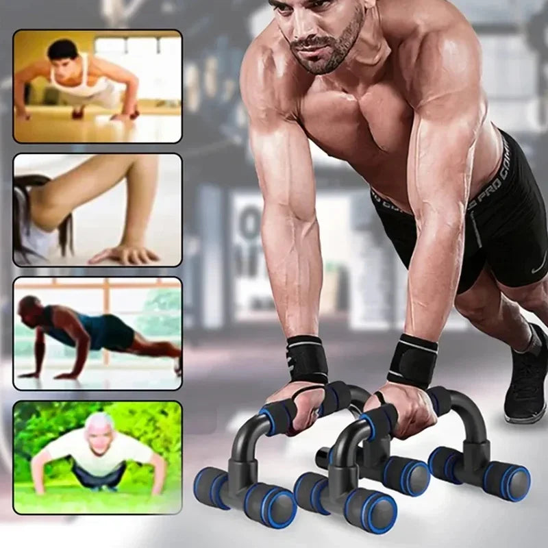 U-Shaped Push-Up Stands – Non-Slip Handles for Home Fitness & Muscle Training (1 Pair)