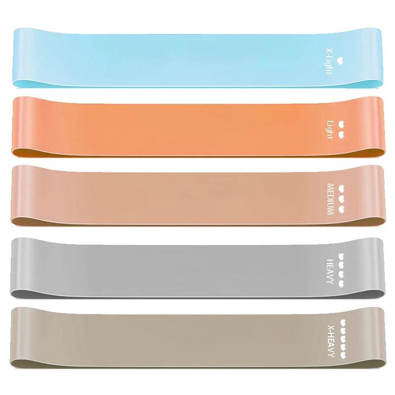 Resistance Bands Set – 5 Levels for Home Fitness Training