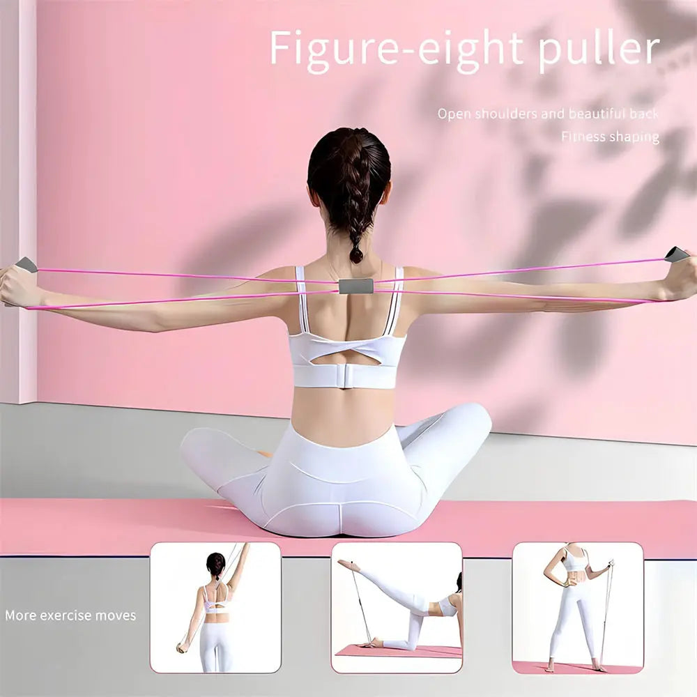 8-Piece Yoga Fitness Set – Full Body Workout Kit for Home & Gym