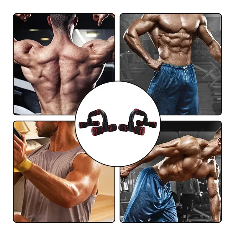 U-Shaped Push-Up Stands – Non-Slip Handles for Home Fitness & Muscle Training (1 Pair)
