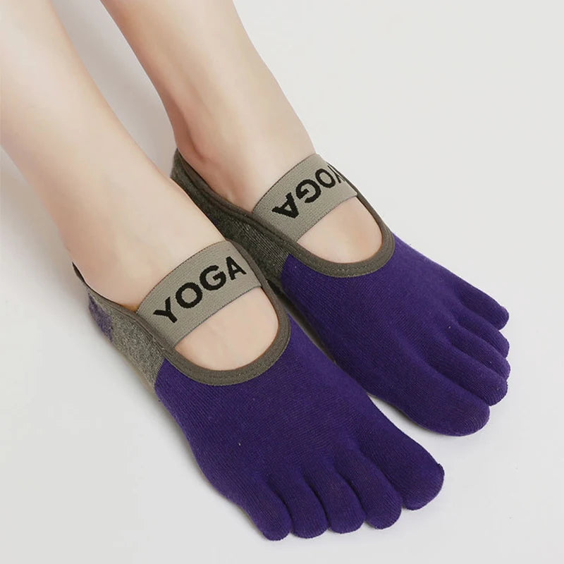 Women’s Non-Slip Yoga Socks – Breathable Grip Socks for Pilates & Fitness