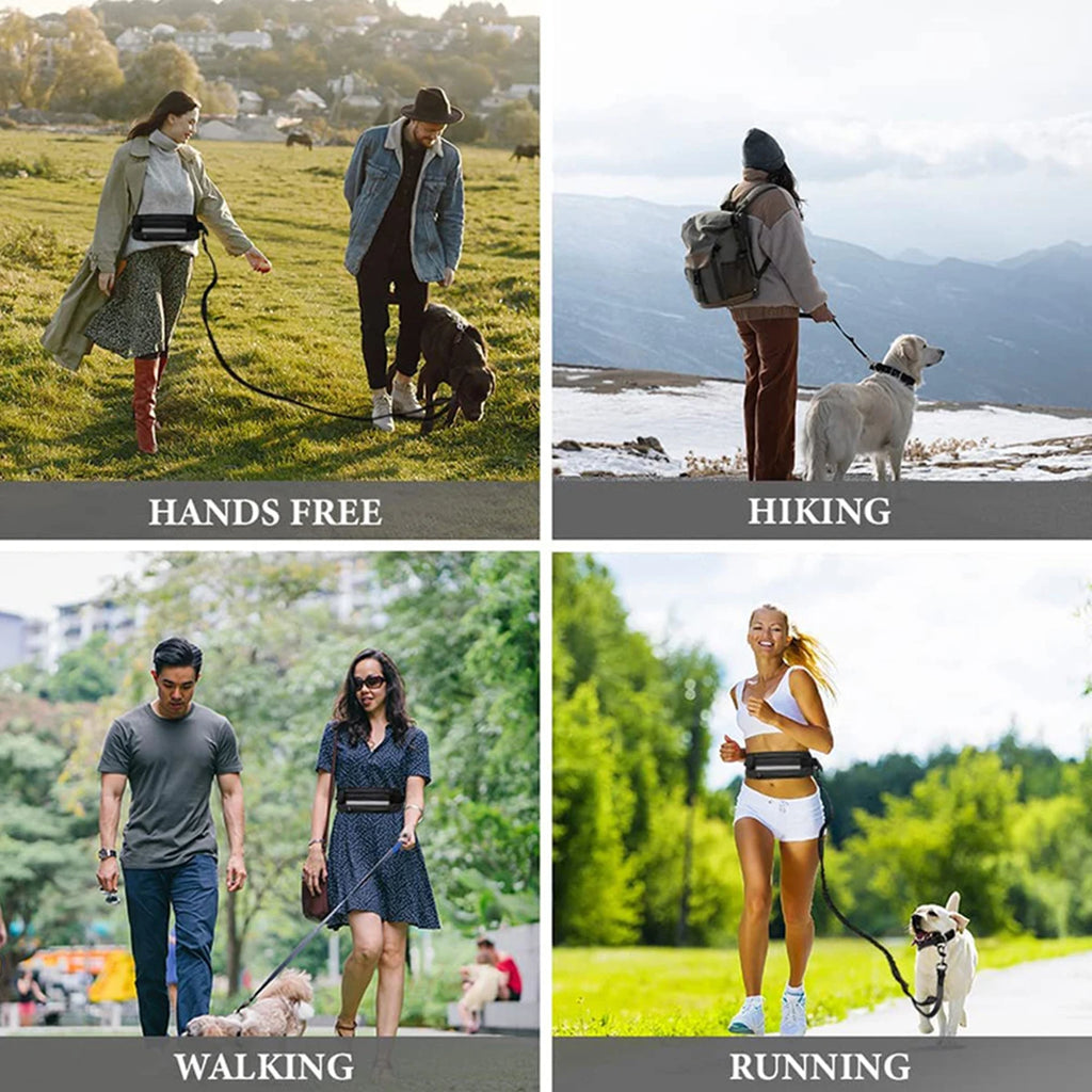 Hands Free Dog Leash – Reflective Running & Walking Belt