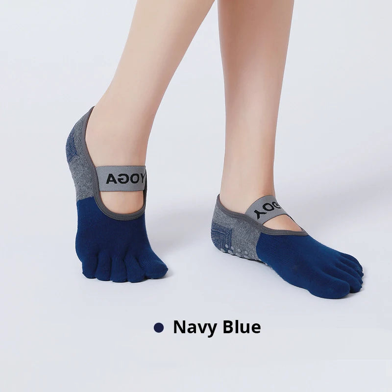 Women’s Non-Slip Yoga Socks – Breathable Grip Socks for Pilates & Fitness