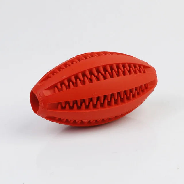 Dog Chew Toy – Treat Dispensing Ball for Dental Cleaning & Play | Interactive Rubber Toy for Dogs