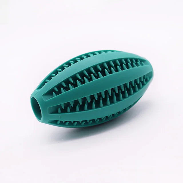 Dog Chew Toy – Treat Dispensing Ball for Dental Cleaning & Play | Interactive Rubber Toy for Dogs