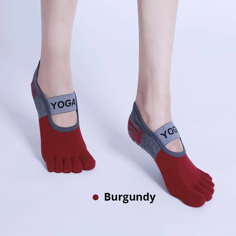 Women’s Non-Slip Yoga Socks – Breathable Grip Socks for Pilates & Fitness