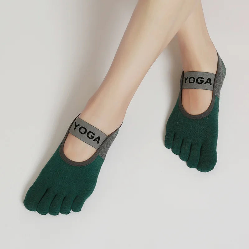 Women’s Non-Slip Yoga Socks – Breathable Grip Socks for Pilates & Fitness