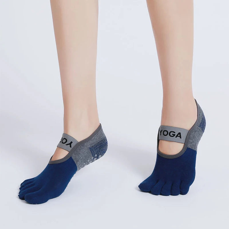 Women’s Non-Slip Yoga Socks – Breathable Grip Socks for Pilates & Fitness