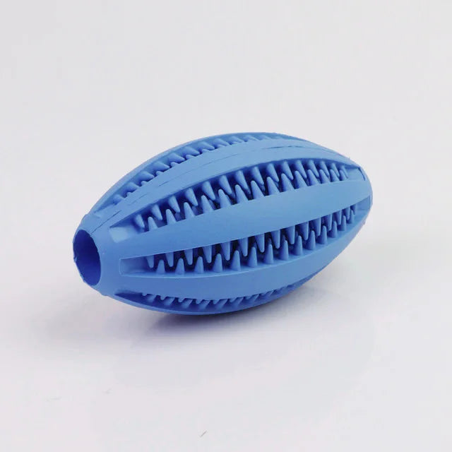 Dog Chew Toy – Treat Dispensing Ball for Dental Cleaning & Play | Interactive Rubber Toy for Dogs