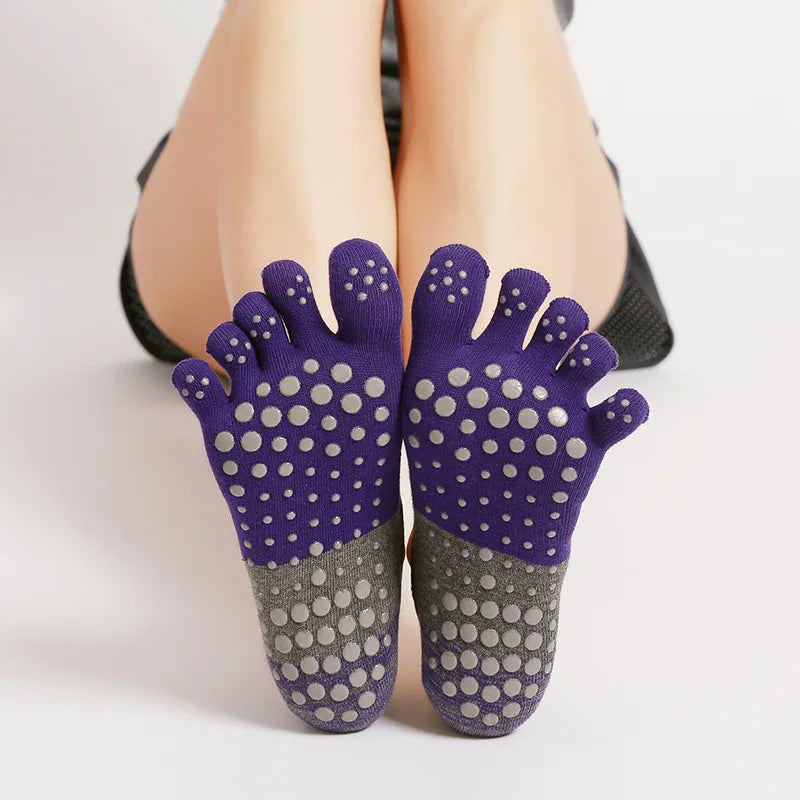 Women’s Non-Slip Yoga Socks – Breathable Grip Socks for Pilates & Fitness