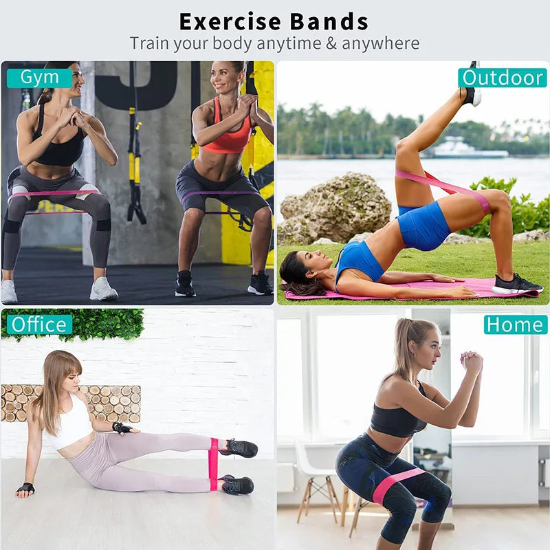 Resistance Bands Set – 5 Levels for Home Fitness Training