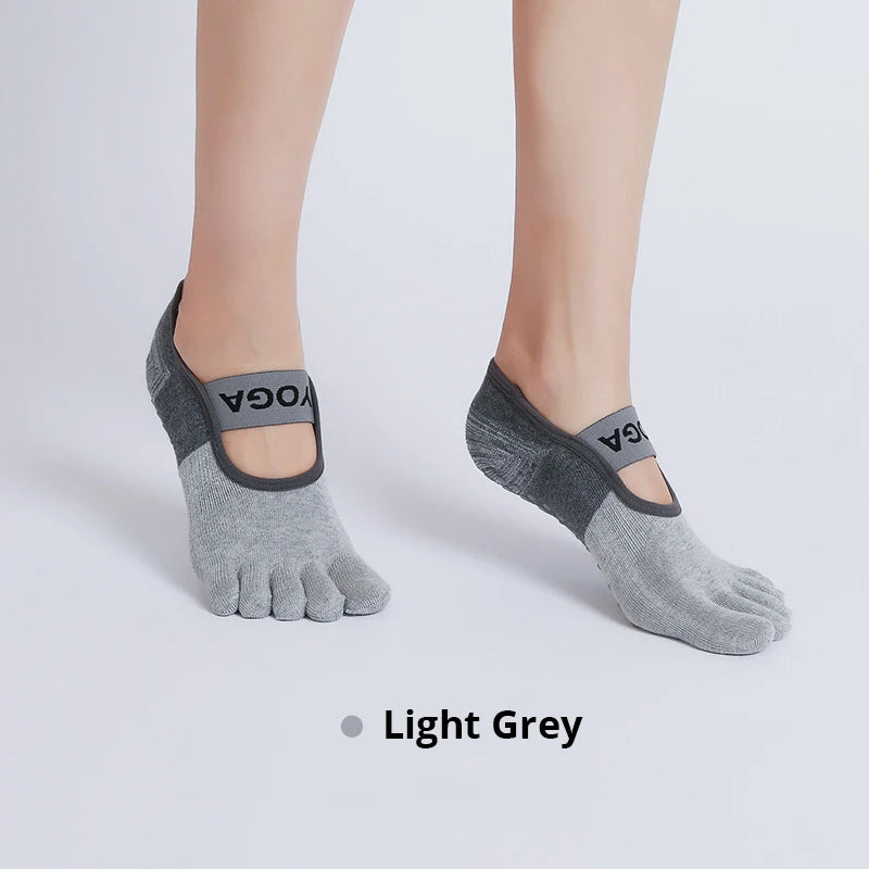 Women’s Non-Slip Yoga Socks – Breathable Grip Socks for Pilates & Fitness