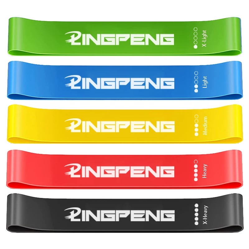 Resistance Bands Set – 5 Levels for Home Fitness Training
