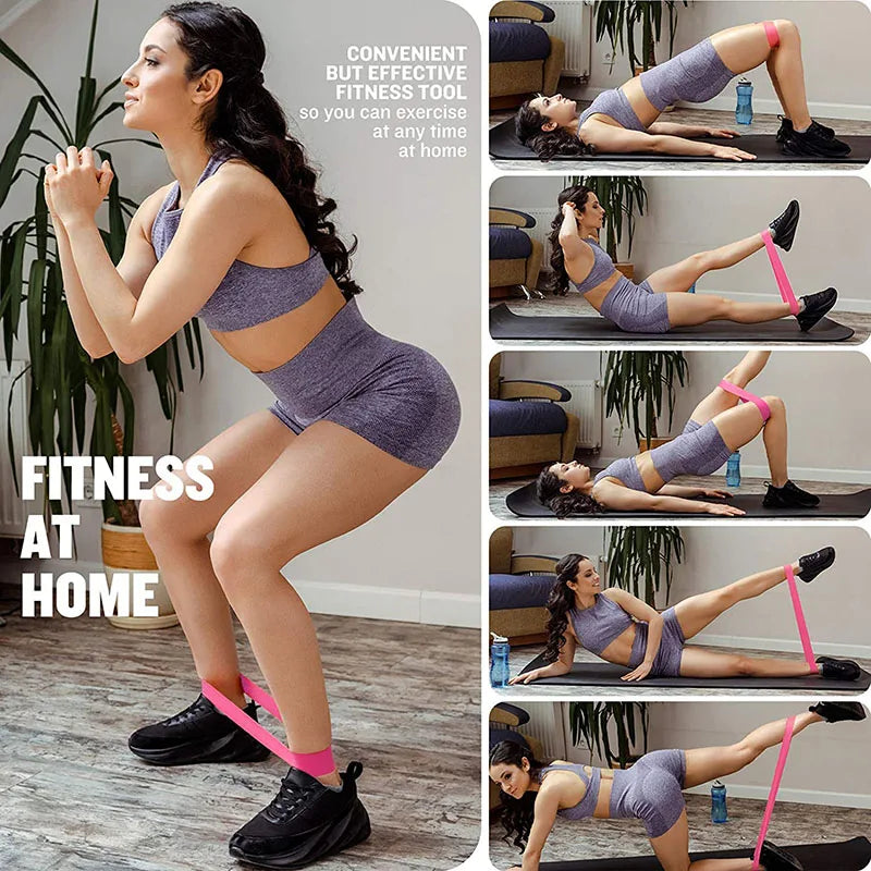 Resistance Bands Set – 5 Levels for Home Fitness Training