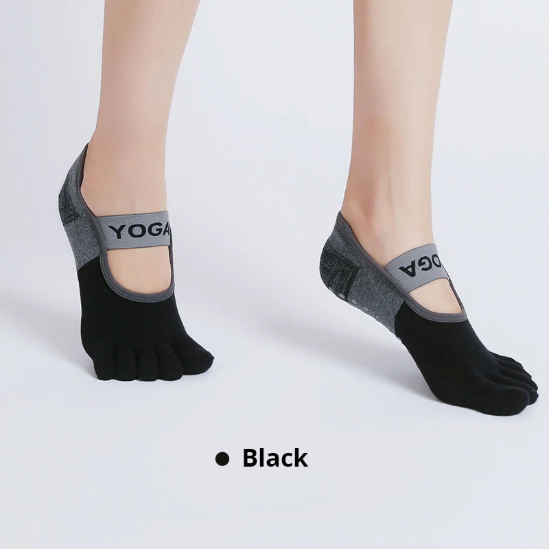 Women’s Non-Slip Yoga Socks – Breathable Grip Socks for Pilates & Fitness
