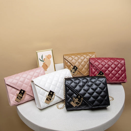 Flap Small Square Pu Leather Designer Handbags