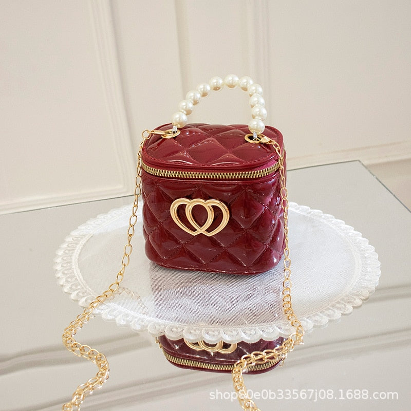 PVC Pearl Chain Jelly Bag